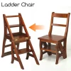 Factory good quality wooden chair ladder