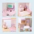 Import Factory Pretend Toy Wooden Houses Doll House Kids Doll Villa with Doll Room Furniture Toys dollhouse from China