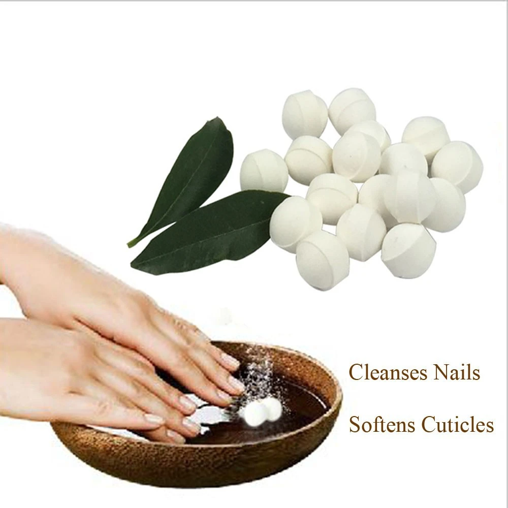 Factory Price 1kg Milk&amp; Honey Nail Fizz Spa Ball Hand Care for Professional Nail Spa Supplies