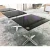 Import Factory price hygienic marble stone restaurant tables fast food dining table with chairs from China