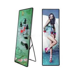 Factory Price Indoor P1.875 P2mm Poster Advertising Stand LED display/mirror LED display screen/ShenZhen