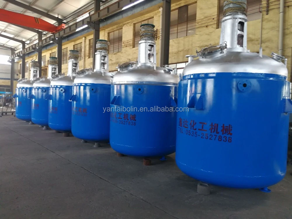 Factory price jacket coil heating chemical reactor/mixing equipment