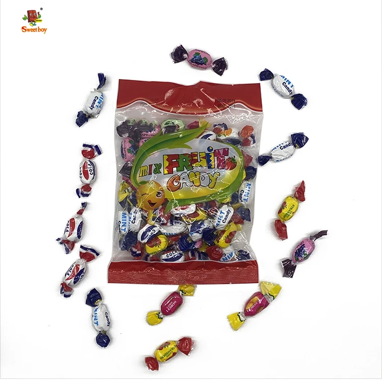 Factory sale various widely used furity hard candy fruit flavor hard candies