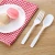 Import Factory Wholesale black flatware handle Eco-friendly Plastic Fork Spoon Set from China