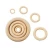 Import Factory wholesale different size 1.5cm unfinished DIY make crafts Unfinished wood circle from China