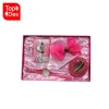 Factory wholesale price promotion nail scissors pen pink gift set for sale