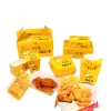Factory wholesale take away food boxes french fries fried chicken nuggets carton paper food packaging box