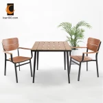 Fantastic High Quality French Accent Wooden Dining Chair PWC-20047-PW-Arm