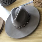 Fashion 100% Australian wool felt mens fedora hat .men fedora hat