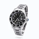 Fashion business mens watch black water ghosts stainless steel quartz 20ATM diving watch simulate watches