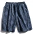 Import fashion custom summer mens shorts pants mens elastic waist cotton sweat paisley shorts from China
