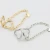 Import Fashion jewelry accessories bracelet rhinestone alloy bracelet heart-shaped glass phase box Lady hand chain from China