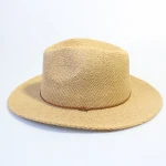 Fashion Panama Fedora Straw hat  Summer Sun Straw Hat