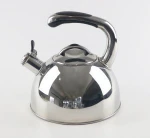 Fashion stainless steel boiling tea pot kitchen utensil water boiler whistle water kettle