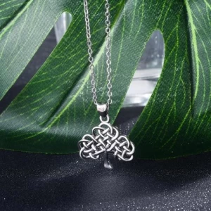Fashion Women 925 Sterling Silver Celtic Tree Of Life Earring Necklace Wedding Bridal Jewelry Sets