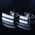 Import fashionable black hard resin enamel cufflinks/ high quality classic men&#39;s cuff link and tie clip set accessories in silver from China