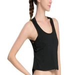 Fast Dry Black Sports Gym Women Tank Top Wholesale