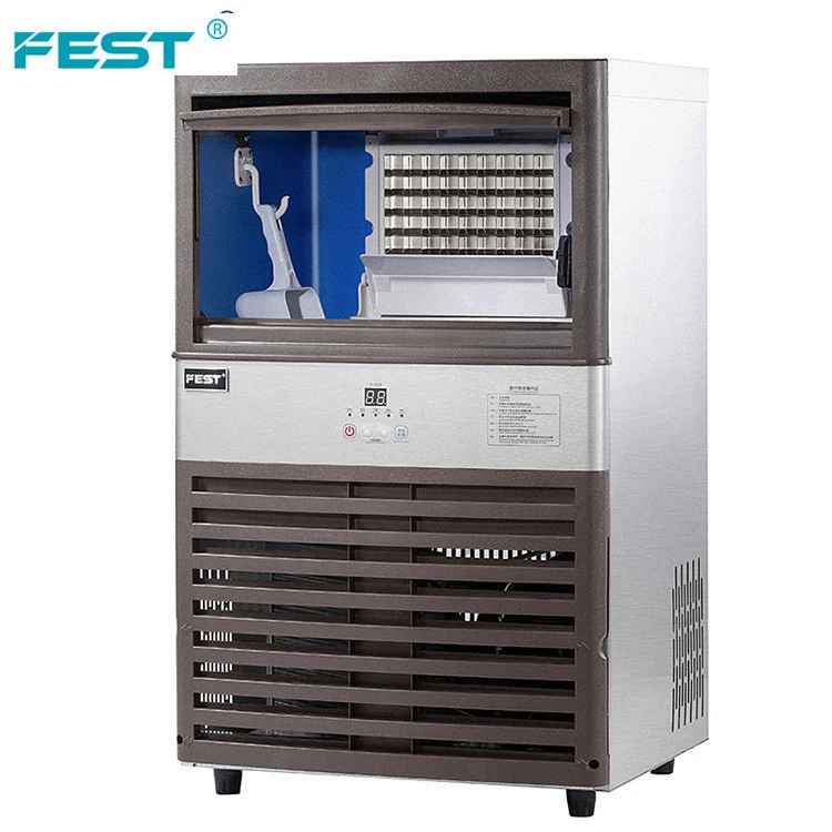 FEST 78kg/24hr ice output ice cube machine, stainless steel buy ice maker machine