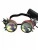 Import Festival Party Colorful rivet glasses Colorful Glasses Rave Festival EL EDM Sunglasses Kaleidoscope Sunglasses from China
