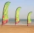 Import Fiberglass advertising road flags / vertical banners square flag from China