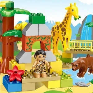 Five Star 3720 Forest Jungle Adventure Educational Learning Toys Plastic Building Blocks Toys For Kids BSCI