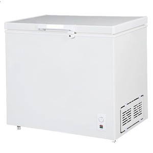 Flat foaming door chest freezer and refrigerator