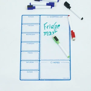 flexible erasable fridge magnet drawing white board