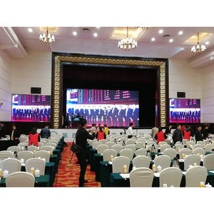 Flexible Wedding Auditorium Front Access Full Color LED Screen Wall Indoor Optoelectronic Display for Rent