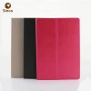 Flip style folding stand 9.7 inch PU leather protective tablet hard pc case covers for iPad
