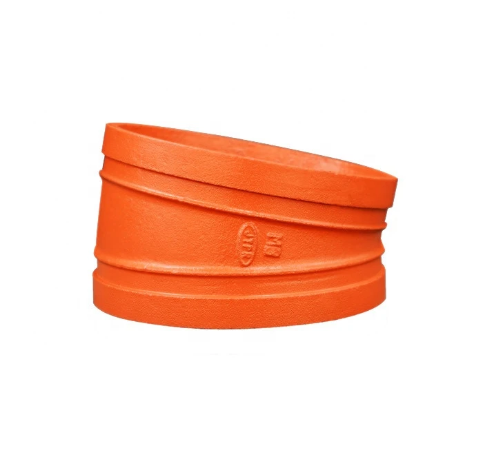 FMUL Certificated ductile cast iron  fire fighting Grooved pipe Fittings