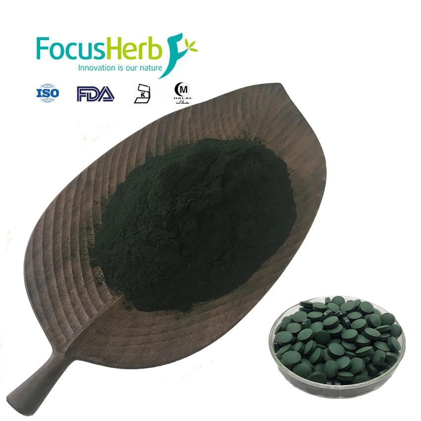 FocusHerb Organic Spirulina &amp; Chlorella Powder / Tablet / Capsules