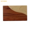Foldable wood business card case for business gifts