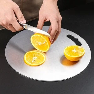 Food grade chopping block fruit vegetable stainless steel chopping board kitchen cutting board