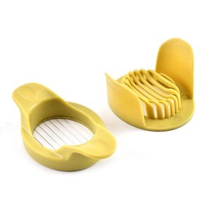 Food Safety Kitchen Plastic Boiled Egg Cutter Tools Stainless Steel Slicer Spam Cheese Fruit Soft Sushi Cutter Manual Machine