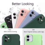 For Iphone 11 Silicone Case,Soft Smooth Silicone Mobile Phone Case Cover For Apple Iphone 11 Pro Max Fundas Para Celular