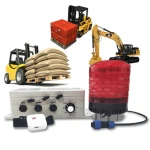 Forklift safety light truck car sensor proximity alarm system