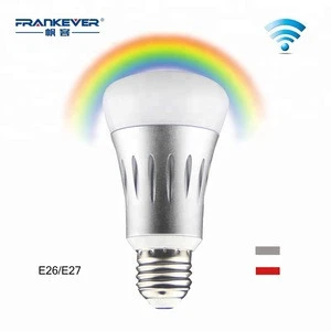 Frankever 5.5w RGB+white wifi led bulb color change smart phone control led bulb