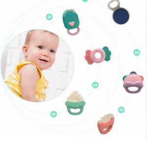 Free sample good design baby early learning musical plastic baby rattle