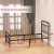Import Free Shipping Round Tube Twin Size Bedroom Furniture Iron Beds from China