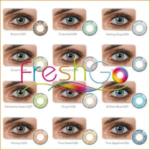 Freshgo Hot-Selling 3 Tone Colored Eye Soft Contact Lenses Wholesale Color Contact Lens