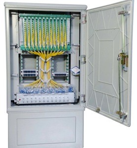 FTTH Stainsteel SMC Fiber Optic Outdoor Cabinet Outdoor Network Cabinet