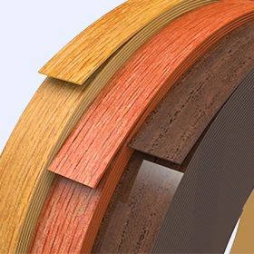 Furniture accessory 0.45*22mm wood grain PVC mdf edge banding