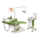 GD-S350C  mobile  cart dental unit with  cast aluminum backrest