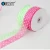 Gift wrapping flower printed organza ribbon for wedding decoration