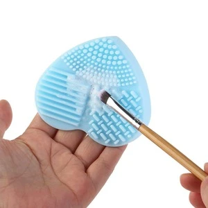 Girl&#39;S Best Gift Heart Shape Silicone Makeup Brush Cleaner