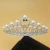 Import Girls princess Crystal Tiara Wedding flower Girl Kids Crown with bead Pageant Accessories from China