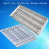 GL-1003,Manufactory T8 LED 3*40W 48inch Overlapping Luminaire  Grille Lamp Recess Mounted Fluorescent Tube Grille Light Fitting