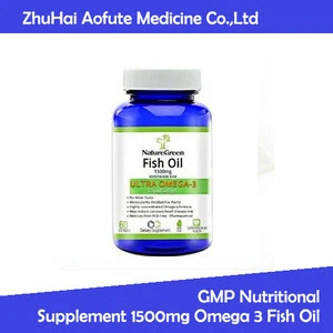 GMP Nutritional Supplement 1500mg Omega 3 Fish Oil