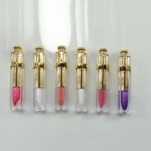 Gold High Shine Shea Butter Lip Gloss Lightweight Lip Gloss Available in 75 Colors Shimmer Liquid Lipstick