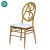 Import Gold paint stacking banquet chair hotel wedding decorations event party phoenix chair from China